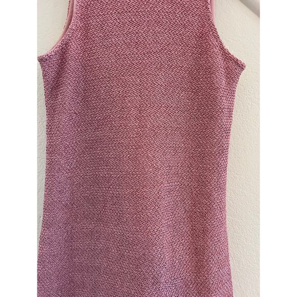 NWT Pho Firenze Knit Mini Dress Womens Medium Fairy Whimsy Event Pink Barbiecore - Picture 13 of 16